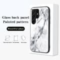 Miniatyrbillede 3 af 7: SKALO Samsung S24 Ultra Marmor hærdet glas TPU Cover - #3