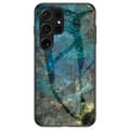 Miniatyrbillede 1 af 7: SKALO Samsung S24 Ultra Marmor hærdet glas TPU Cover - #3