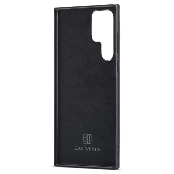 DG.MING Samsung S24 Ultra Premium PU-læder Hybrid Cover - Grå