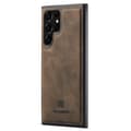 Miniatyrbillede 2 af 5: DG.MING Samsung S24 Ultra Premium PU-læder Hybrid Cover - Grå