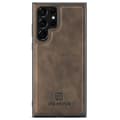 Miniatyrbillede 1 af 5: DG.MING Samsung S24 Ultra Premium PU-læder Hybrid Cover - Grå