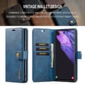 Pikkukuva 6 / 11: DG MING Samsung S24 Ultra 2-in-1 magneetti lompakkokotelo - Sininen