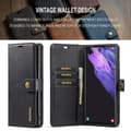 Miniatyrbillede 6 af 11: DG MING Samsung S24 Ultra 2-i-1 Magnet Pungetui - Sort