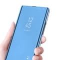 Miniatyrbillede 5 af 8: SKALO Samsung S24 Ultra Clear View Flip Cover - Blå