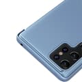 Miniatyrbillede 7 af 8: SKALO Samsung S24 Ultra Clear View Flip Cover - Blå