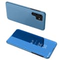 Miniatyrbillede 1 af 8: SKALO Samsung S24 Ultra Clear View Flip Cover - Blå