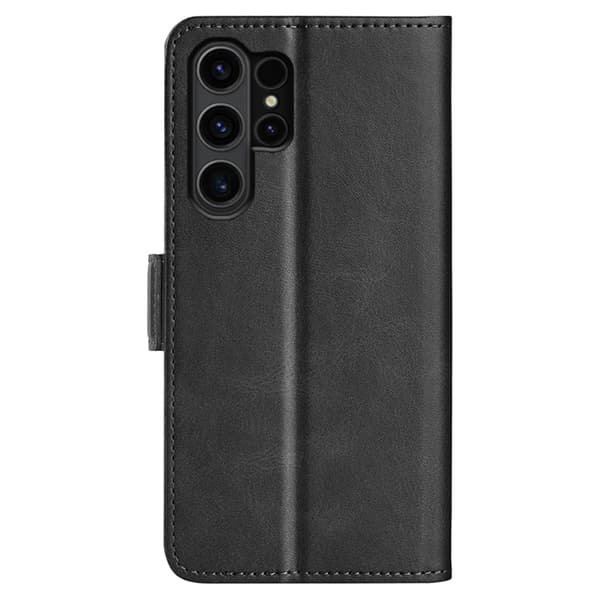 SKALO Samsung S24 Ultra Premium Plånboksfodral - Svart