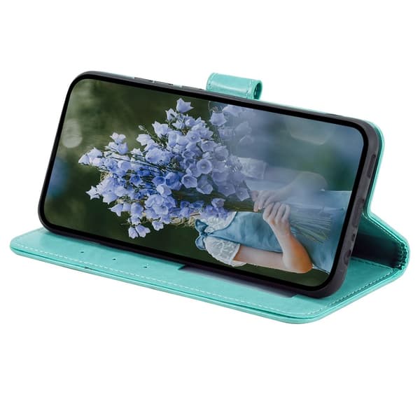 SKALO Samsung S24 Ultra Mandala Plånboksfodral - Turkos