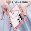 Miniatyrbillede 6 af 8: SKALO Samsung S24 Ultra Ekstra stærk magnetisk ring Bumper TPU-cover - Pink
