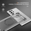 Miniatyrbillede 5 af 8: SKALO Samsung S24 Ultra Ekstra stærk magnetisk ring Bumper TPU-cover - Sort