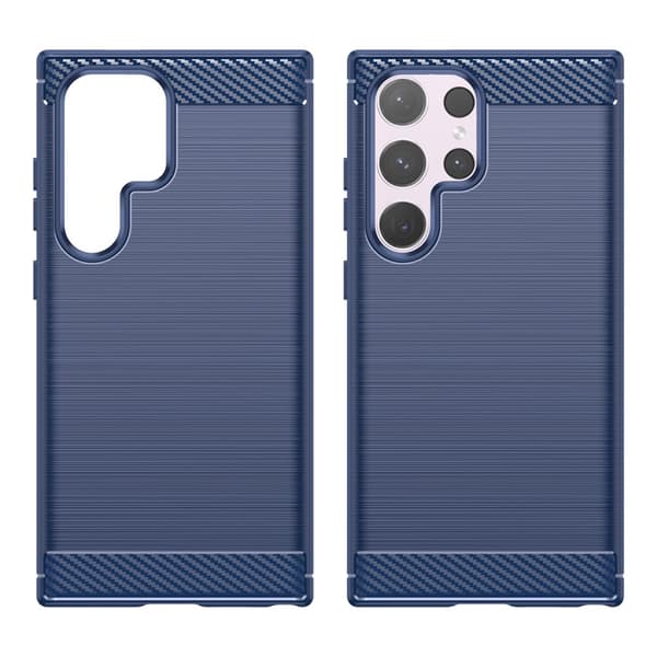 SKALO Samsung S24 Ultra Armor Carbon Stødsikker TPU-cover