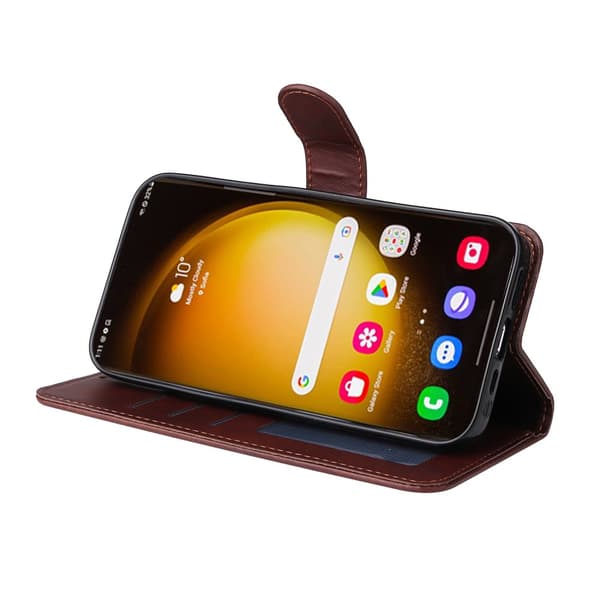 SKALO Samsung S24 Ultra PU-nahkainen Lompakkokotelo