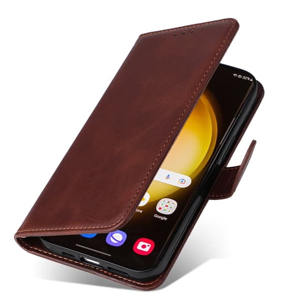 SKALO Samsung S24 Ultra PU-nahkainen Lompakkokotelo
