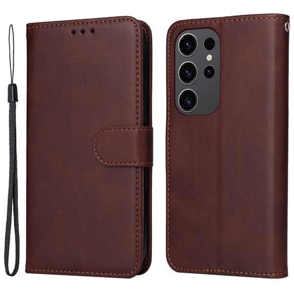 SKALO Samsung S24 Ultra PU-nahkainen Lompakkokotelo