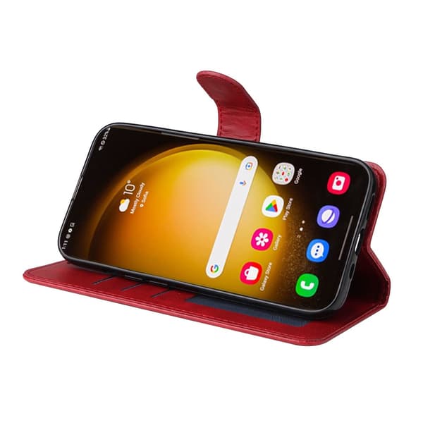 SKALO Samsung S24 Ultra PU-nahkainen Lompakkokotelo