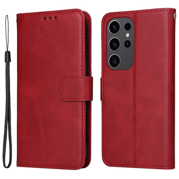 SKALO Samsung S24 Ultra PU-nahkainen Lompakkokotelo