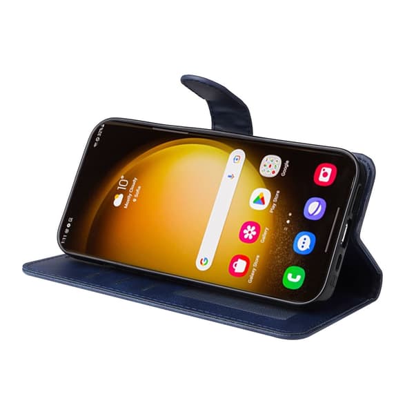 SKALO Samsung S24 Ultra PU-Läder Plånboksfodral