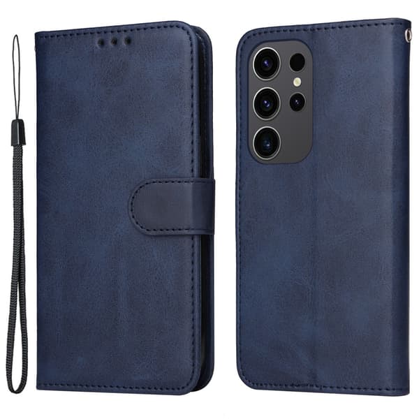 SKALO Samsung S24 Ultra PU-Läder Plånboksfodral