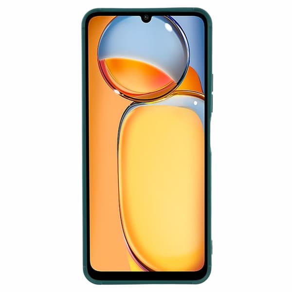SKALO Xiaomi Redmi 13C 4G Puffer Bumper TPU-suojakuori - Vihreä