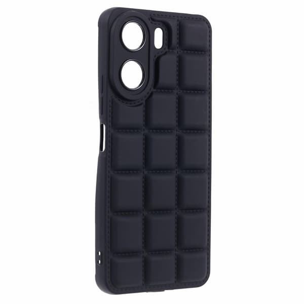 SKALO Xiaomi Redmi 13C 4G Puffer Bumper TPU-Skal - Svart