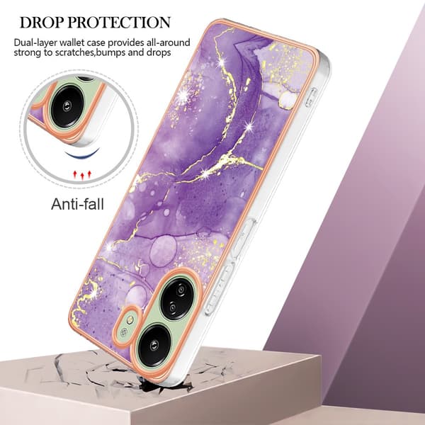 SKALO Xiaomi Redmi 13C 4G Marmor TPU-cover - #1