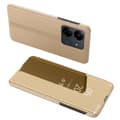 Pikkukuva 1 / 7: SKALO Xiaomi Redmi 13C 4G Clear View Lompakkokotelo - Kulta
