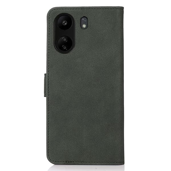 SKALO Xiaomi Redmi 13C 4G KHAZNEH Pungetui i PU-læder - Grøn