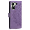 Pikkukuva 5 / 6: SKALO Xiaomi Redmi 13C 4G Mandala lompakkokotelo - Violetti