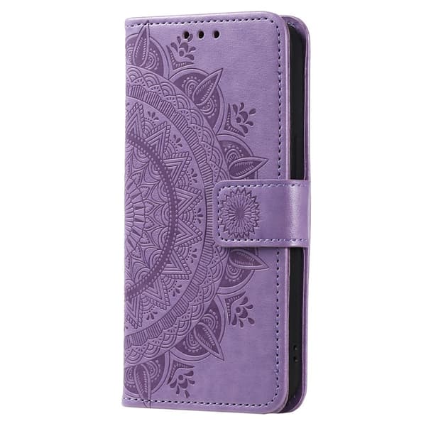 SKALO Xiaomi Redmi 13C 4G Mandala lompakkokotelo - Violetti