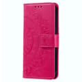 Miniatyrbild 6 av 6: SKALO Xiaomi Redmi 13C 4G Mandala Plånboksfodral - Cerise