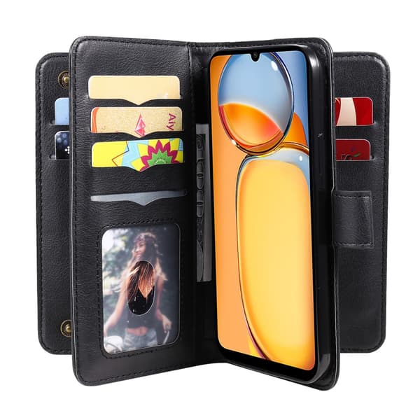 SKALO Xiaomi Redmi 13C 4G 10-RUM Flip Cover - Sort