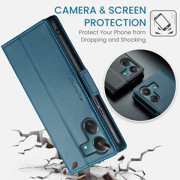 CaseMe Xiaomi Redmi 13C 4G Lompakkokotelo - Sininen