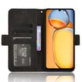 Pikkukuva 3 / 7: SKALO Xiaomi Redmi 13C 4G 6-lokeroa Lompakkokotelo - Musta