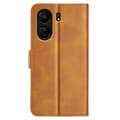 Pikkukuva 6 / 6: SKALO Xiaomi Redmi 13C 4G Premium Wallet Lompakkokotelo - Vaaleanruskea