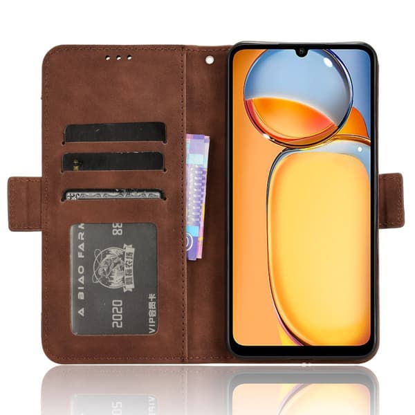 SKALO Xiaomi Redmi 13C 4G 6-RUM Pungetaske - Brun
