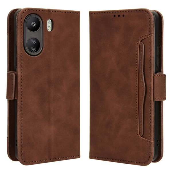 SKALO Xiaomi Redmi 13C 4G 6-RUM Pungetaske - Brun