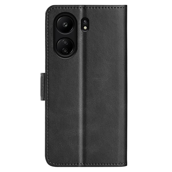 SKALO Xiaomi Redmi 13C 4G Premium Plånboksfodral - Svart