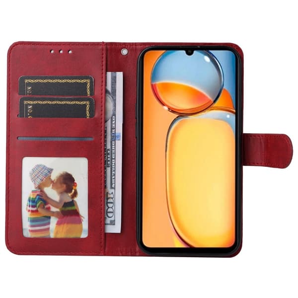 SKALO Xiaomi Redmi 13C 4G PU-nahkainen Lompakkokotelo