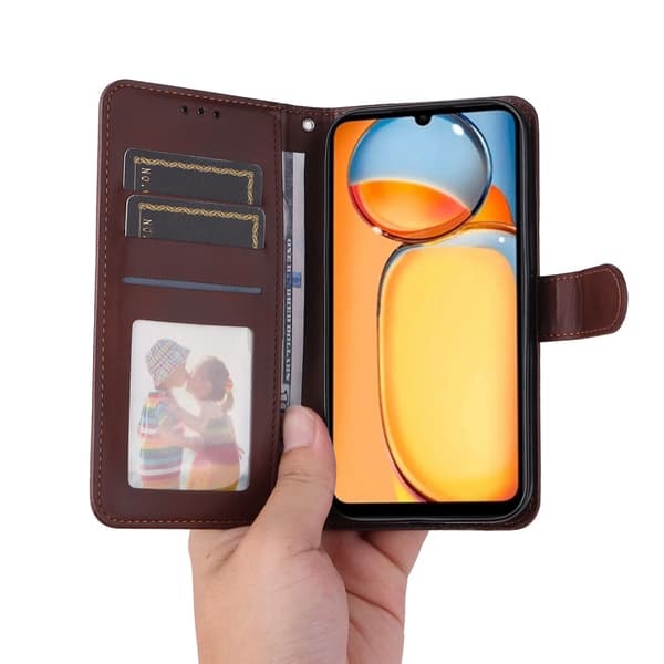 SKALO Xiaomi Redmi 13C 4G PU-nahkainen Lompakkokotelo