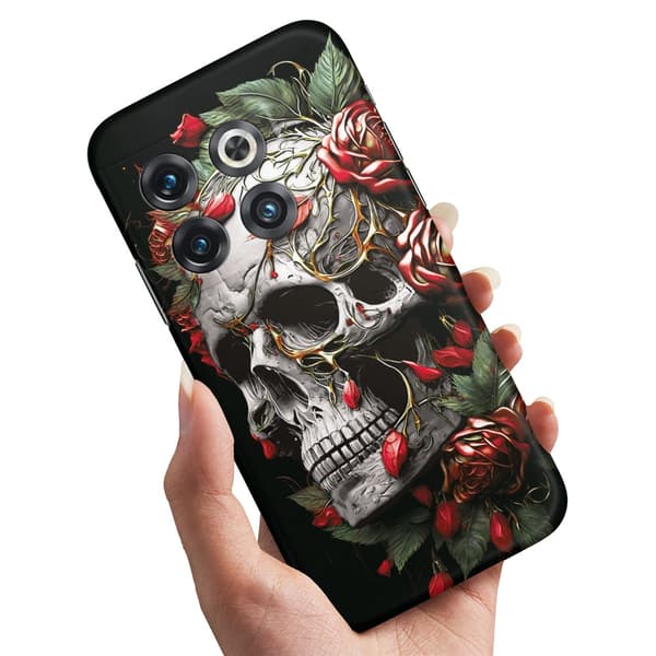 OnePlus 10T - Kuoret/Suojakuori Skull Roses