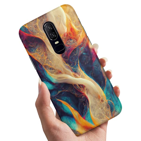 OnePlus 8 - Cover/Mobilcover Abstrakt Mønster