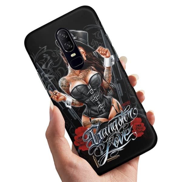 OnePlus 8 - Cover/Mobilcover Gangster Love
