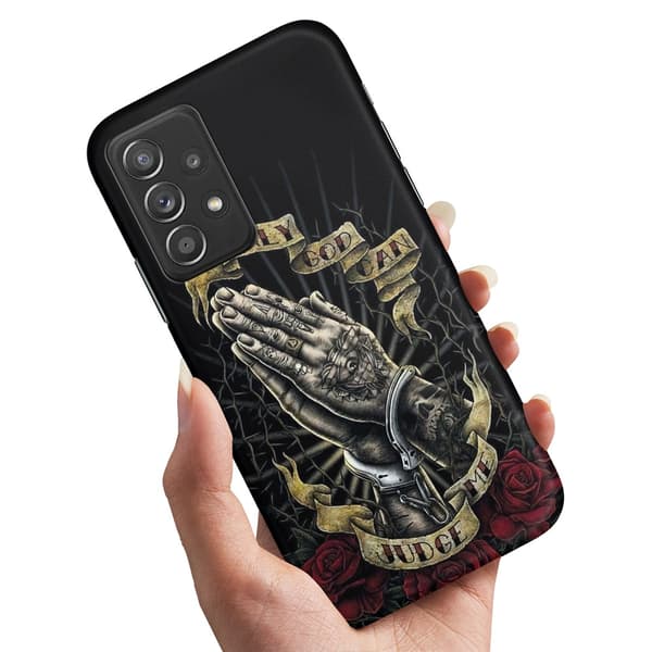 Samsung Galaxy A52/A52s 5G - Cover/Mobilcover Only God Can Judge Me