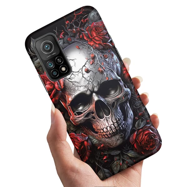 Xiaomi Mi 10T/10T Pro - Kuoret/Suojakuori Skull Roses