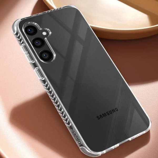 Förstärkt fodral till Samasung Galaxy S23 FE Anti-fall 3m Muvit Transparent