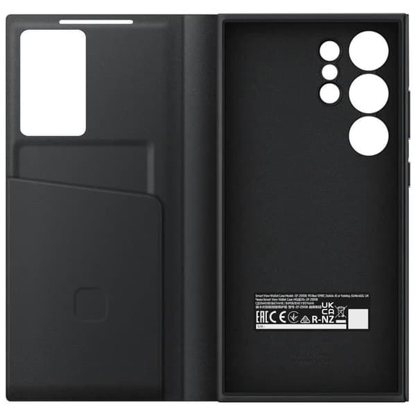Samsung S24 Ultra Flip Fodral Smart View Touch Window Samsung Black