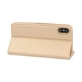 Miniatyrbild 3 av 4: Fodral till iPhone 15 Plus - Plånboksfodral med magnetisk stängning guld