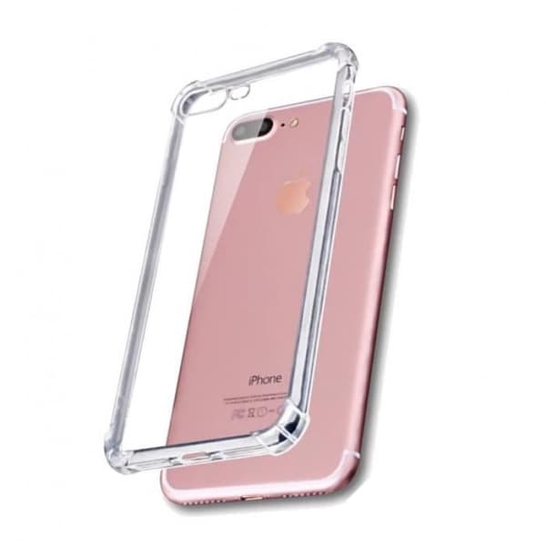 Jaym - Transparent förstärkt fodral som är kompatibelt med Apple iPhone 7/8