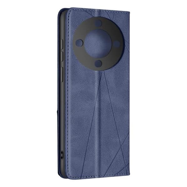 Plånboksfodral till Honor Magic 6 Lite 5G - AVIZAR - Midnattsblått prismamönster - Halvstyvt - Flik