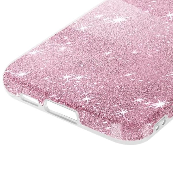 Fodral till Samsung Galaxy S23 FE - AVIZAR - Glitterfodral - Glitter - Halvstyvt - Rosa